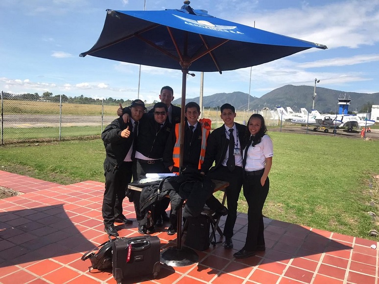 Avióneta de frente